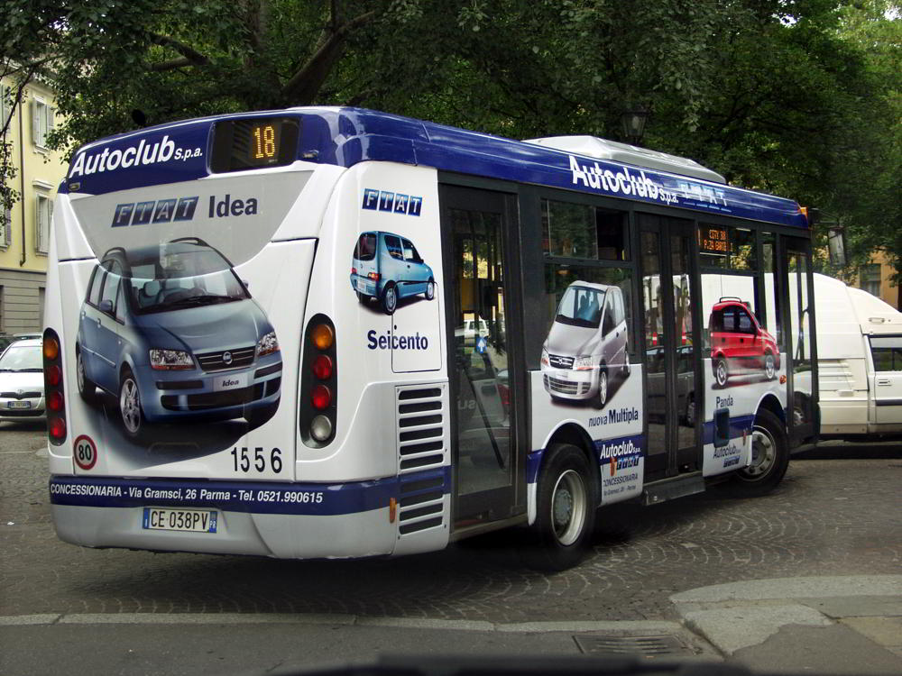 Grafiche Fiat su autobus