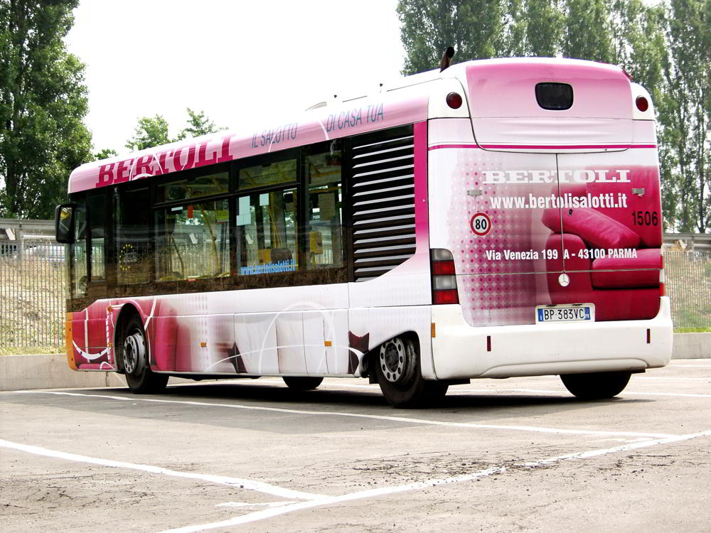 Grafiche Bertoli su autobus